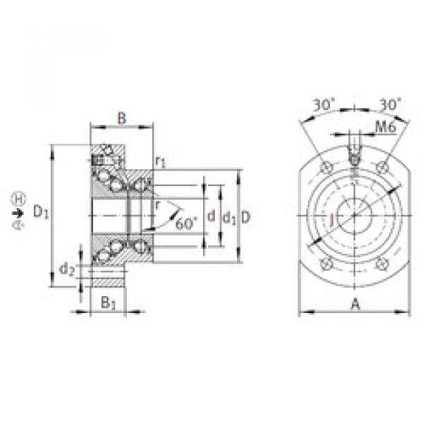 roulements DKLFA1575-2RS INA #1 image