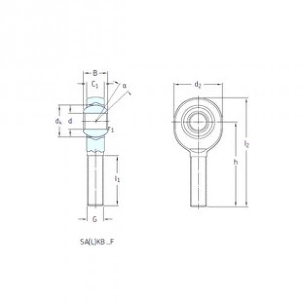 roulements SAKB16F SKF #1 image