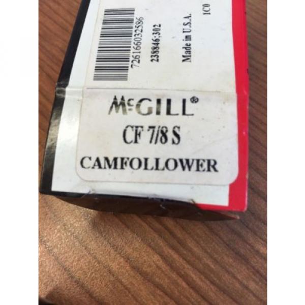 McGill Precision Bearings CAM FOLLOWER CF 7/8 S Lot Of 10 #2 image